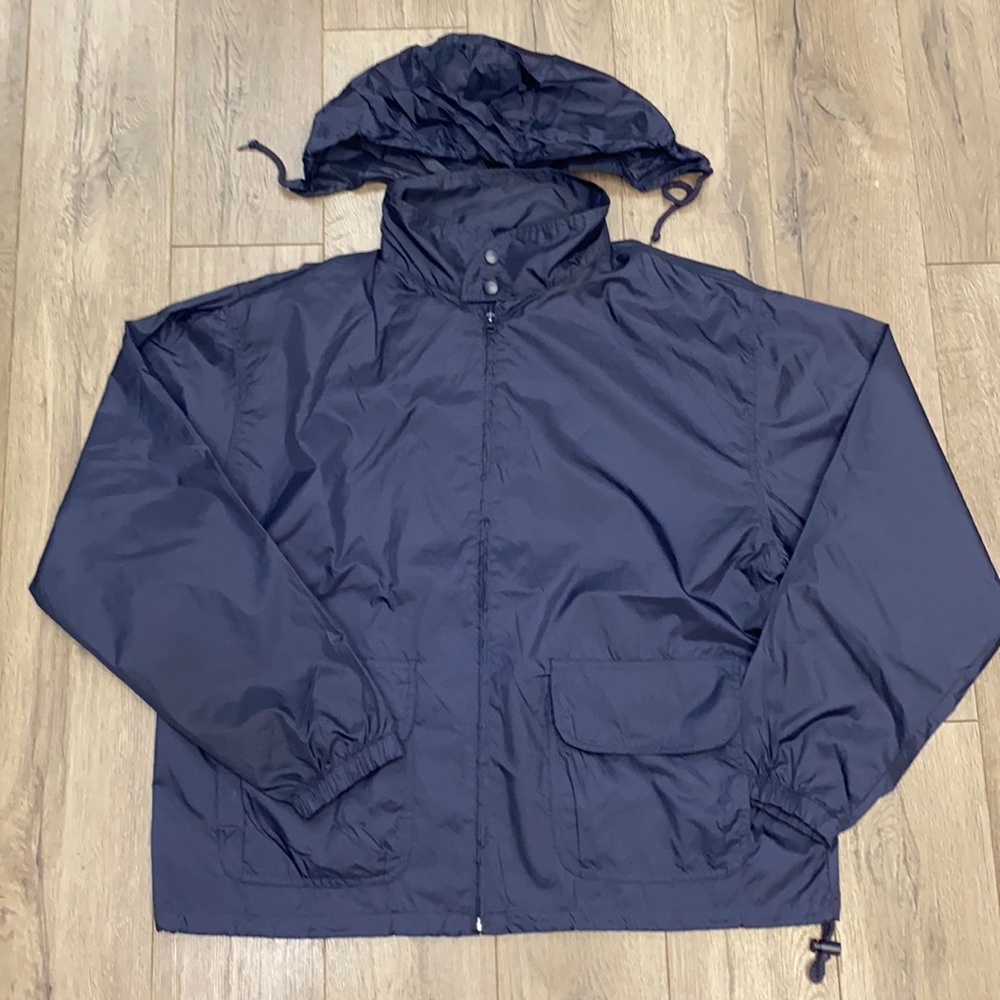 Boca Classics Men's Navy Packable Windbreaker